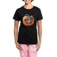 thumbnail image 1 of CafePress - PD Moreno's Halloween Jaguar - Women's Short Sleeve Print T-Shirt and Pants Dark Cotton Pajama Set, 1 of 7