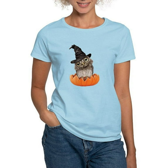 CafePress - PD Moreno's Halloween Owl Women's Value T Shirt - Women's Classic T-Shirt