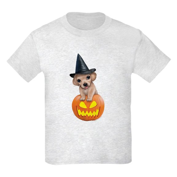 CafePress - PD Moreno's Halloween Puppy Kids T Shirt - Light T-Shirt Kids XS-XL