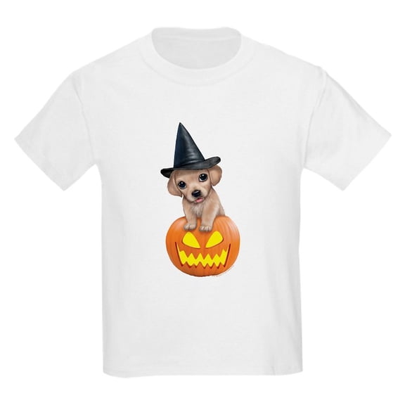 CafePress - PD Moreno's Halloween Puppy Kids T Shirt - Light T-Shirt Kids XS-XL