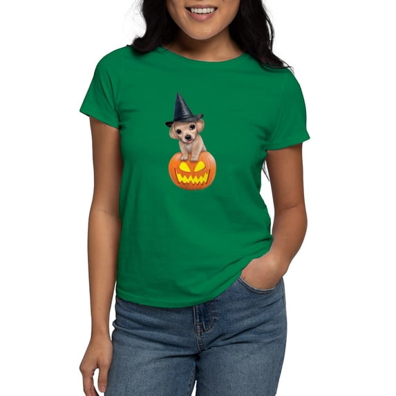 CafePress - PD Moreno's Halloween Puppy Women's Value T Shirt - Women's Traditional Fit Dark T-Shirt