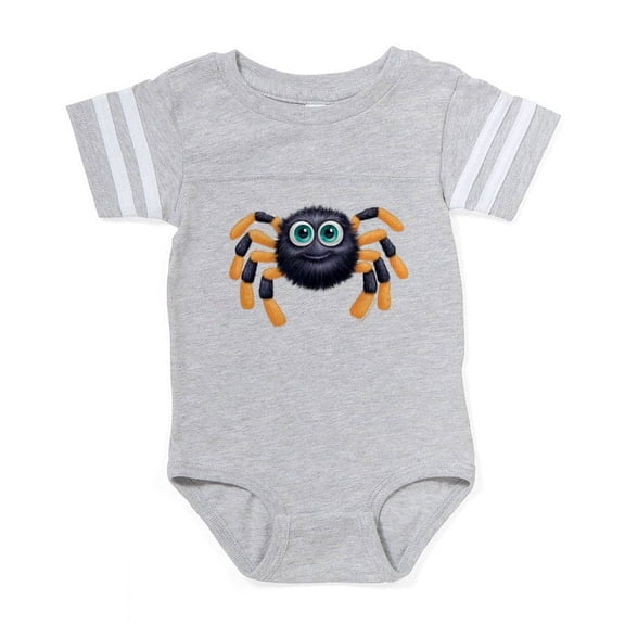 CafePress - PD Moreno's Halloween Spide - Cute Infant Baby Football Bodysuit