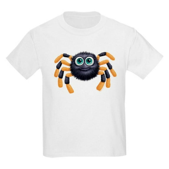CafePress - PD Moreno's Halloween Spider Kids T Shirt - Light T-Shirt Kids XS-XL