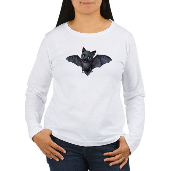 CafePress - PD Moreno's Halloween Women's Long Sleeve T Shirt - Women's Long Sleeve Graphic Casual T-Shirt