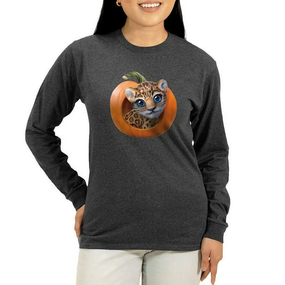 CafePress - PD Moreno's Halloween Women's Long Sleeve T Shirt - Women's Long Sleeve Graphic Tee Casual Fit