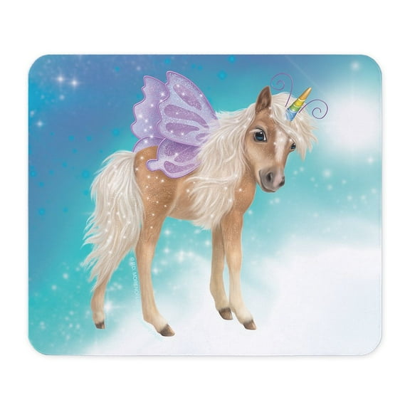 CafePress - PD Moreno's Horse Unicorn - Non-slip Rubber Mousepad, Gaming Mouse Pad