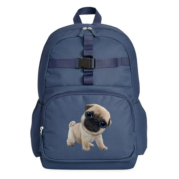 CafePress - PD Moreno's Pug Puppy - Cute School Travel Backpack