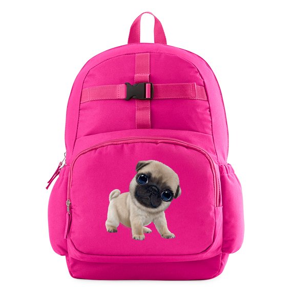CafePress - PD Moreno's Pug Puppy - Cute School Travel Backpack
