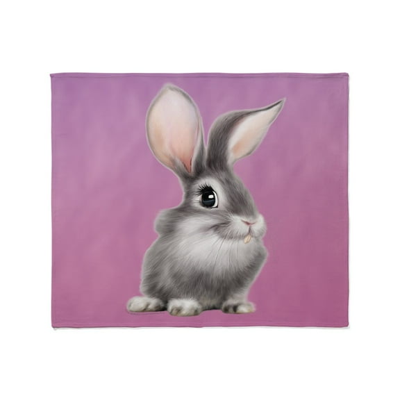 CafePress - PD Moreno's Rabbit - Soft Fleece Throw Blanket, 50"x60" for All Ages