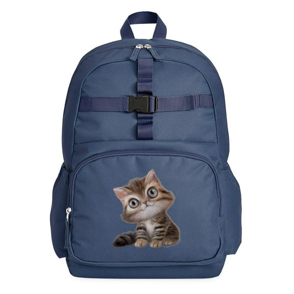 CafePress - PD Moreno's Tabby Cat - Cute School Travel Backpack