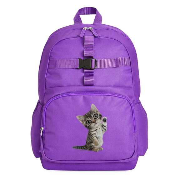 CafePress - PD Moreno's Tabby Kitten - Cute School Travel Backpack