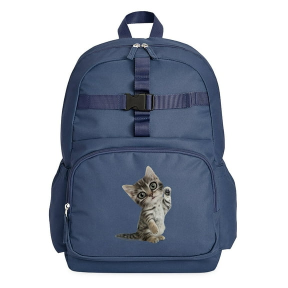 CafePress - PD Moreno's Tabby Kitten - Cute School Travel Backpack