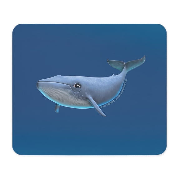 CafePress - PD Moreno's Whale - Non-slip Rubber Mousepad, Gaming Mouse Pad