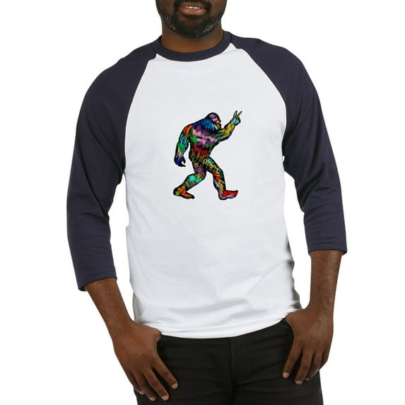CafePress - PEACE UP Baseball Jersey - Cotton Baseball Jersey, 3/4 Raglan Sleeve Shirt