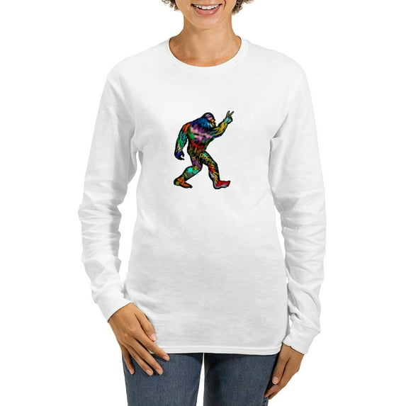CafePress - PEACE UP Long Sleeve T Shirt - Women's Long Sleeve Graphic Casual T-Shirt