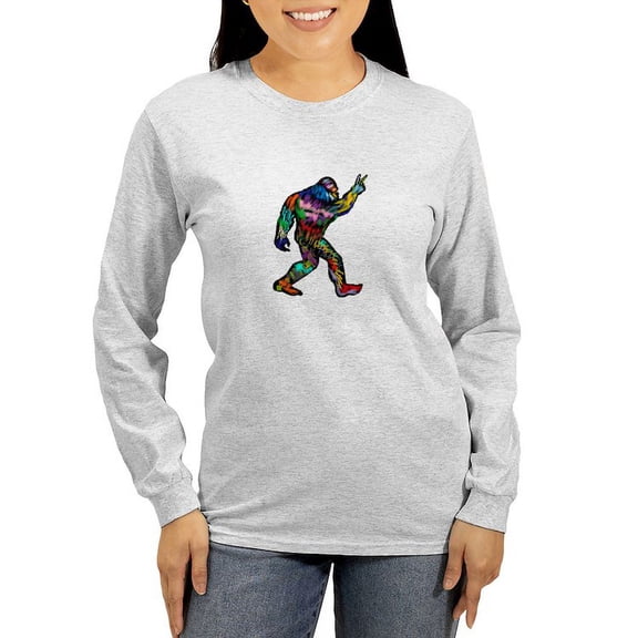 CafePress - PEACE UP Long Sleeve T Shirt - Women's Long Sleeve Graphic Casual T-Shirt