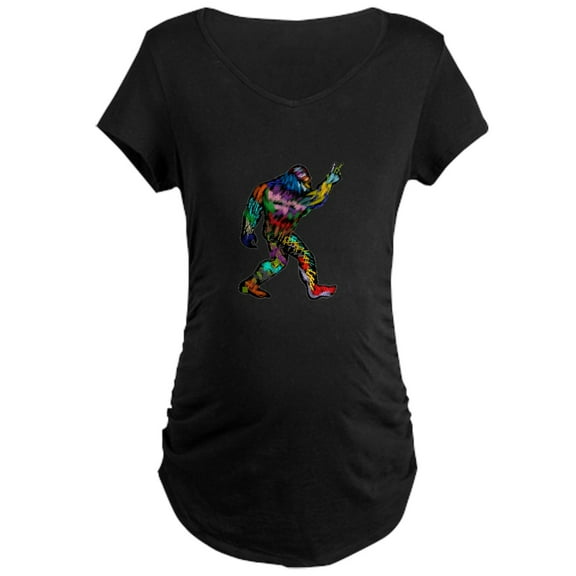 CafePress - PEACE UP Maternity T Shirt - Maternity Dark T-Shirt