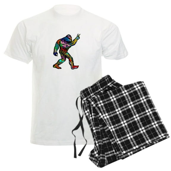 CafePress - PEACE UP Pajamas - Men's Light Loose Fit Cotton Pajama Set