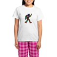 thumbnail image 1 of CafePress - PEACE UP Pajamas - Women's Short Sleeve Print T-Shirt and Pants Light Cotton Pajama Set, 1 of 7