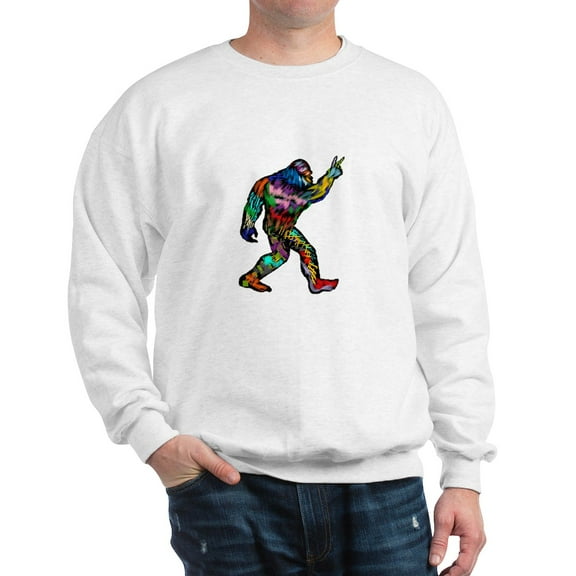CafePress - PEACE UP Sweatshirt - Crew Neck Sweatshirt