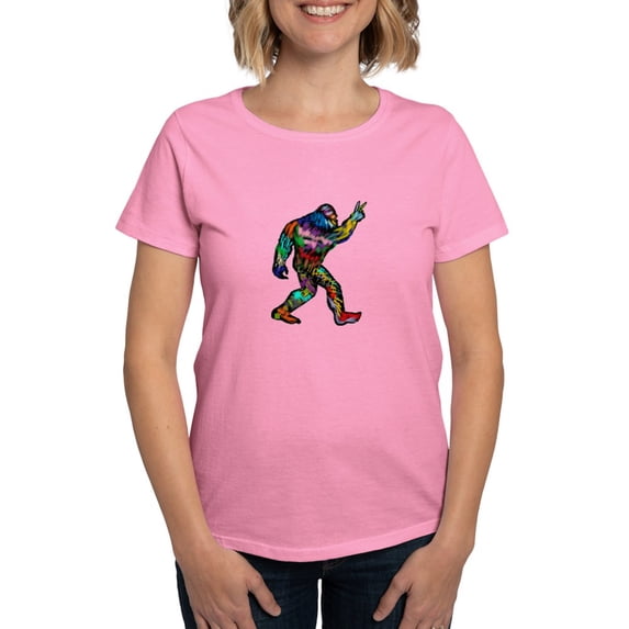 CafePress - PEACE UP T Shirt - Women's Traditional Fit Dark T-Shirt