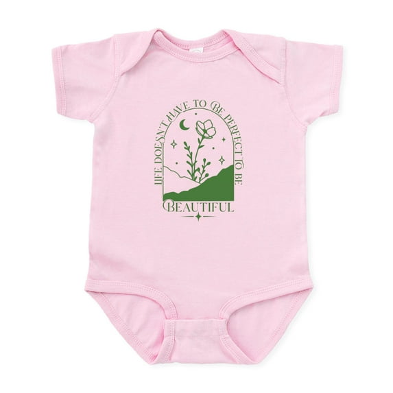 CafePress - PERFECT TO BE Body Suit - Baby Light Bodysuit, Size Newborn - 24 Months