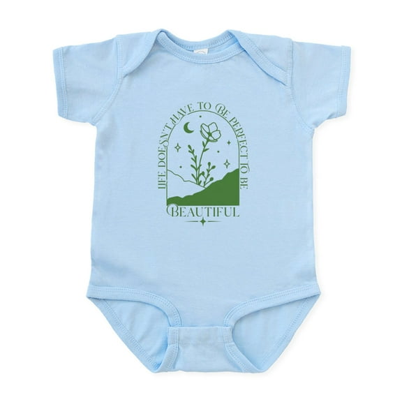 CafePress - PERFECT TO BE Body Suit - Baby Light Bodysuit, Size Newborn - 24 Months