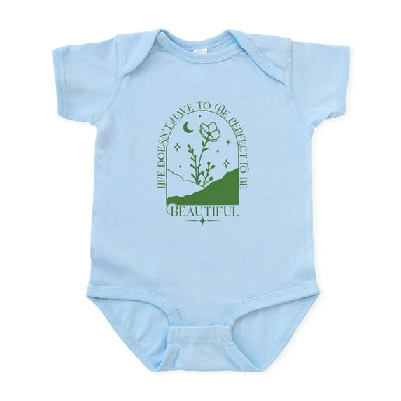 CafePress - PERFECT TO BE Body Suit - Baby Light Bodysuit, Size Newborn - 24 Months