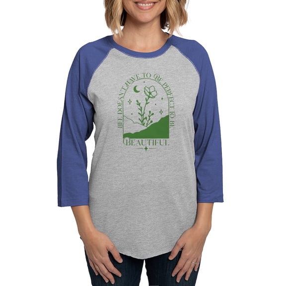 CafePress - PERFECT TO BE Long Sleeve T Shirt - Womens Baseball Tee
