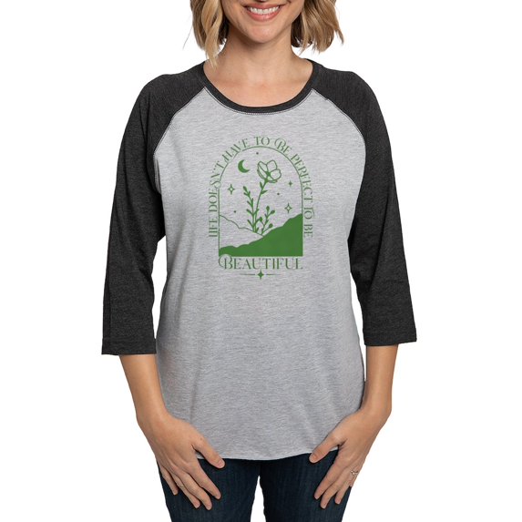 CafePress - PERFECT TO BE Long Sleeve T Shirt - Womens Baseball Tee