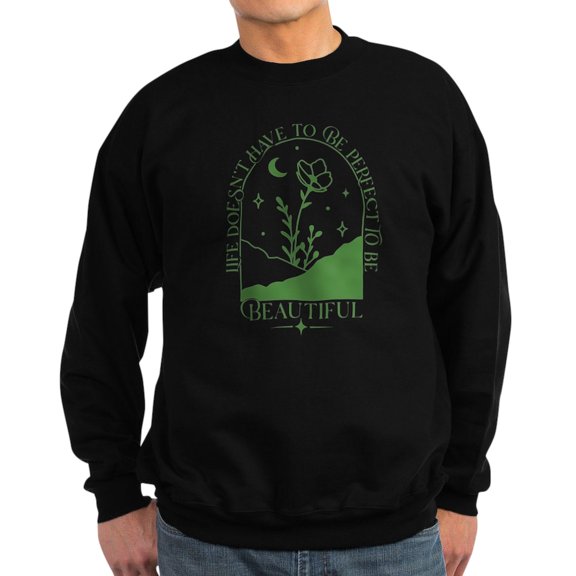 CafePress - PERFECT TO BE Sweatshirt - Classic Crew Neck Sweatshirt