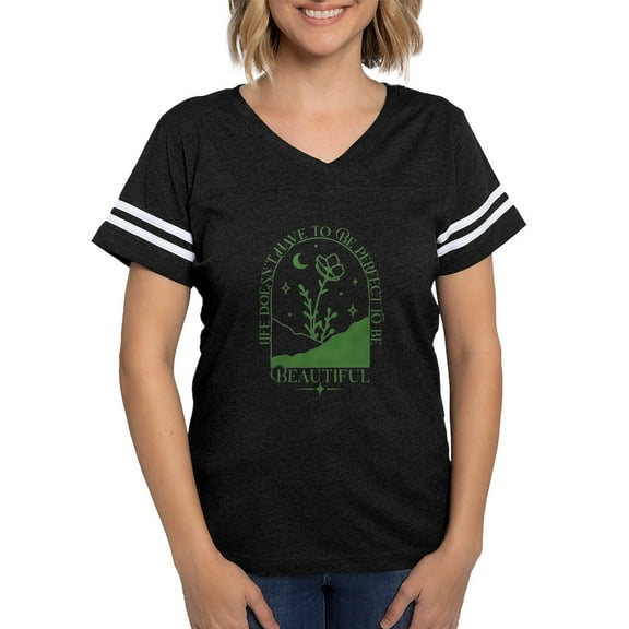 CafePress - PERFECT TO BE T Shirt - Womens Football Shirt