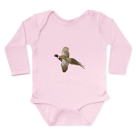 CafePress - PHEASANT Body Suit - Long Sleeve Cotton Baby Bodysuit