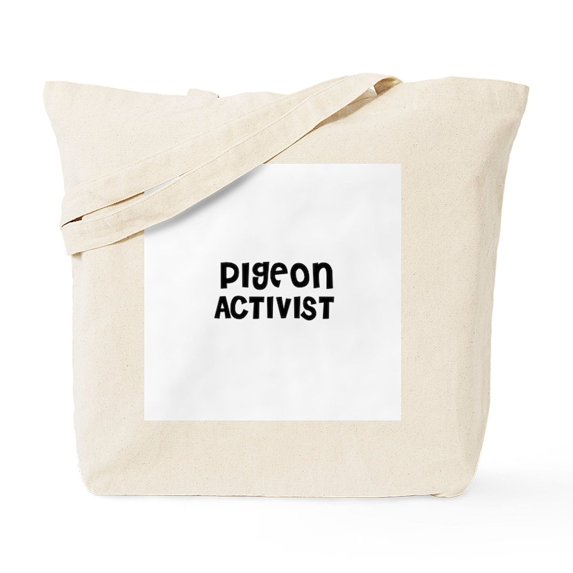 CafePress - PIGEON ACTIVIST Tote Bag - Unisex Canvas Tote Bag, Beige, 1-Piece