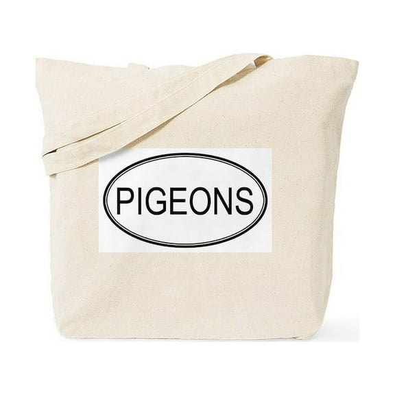 CafePress - PIGEONS (Oval) Tote Bag - Unisex Canvas Tote Bag, Beige, 1-Piece