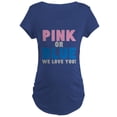 thumbnail image 1 of CafePress - PINK OR BLUE Maternity T Shirt - Maternity Dark T-Shirt, 1 of 3