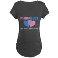 thumbnail image 1 of CafePress - PINK OR BLUE Maternity T Shirt - Maternity Dark T-Shirt, 1 of 3