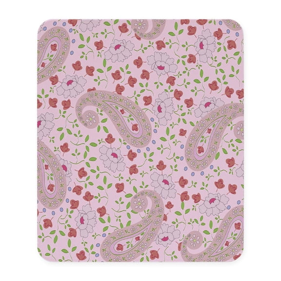 CafePress - PINK PAISLEY Mousepad - Non-slip Rubber Mousepad, Gaming Mouse Pad