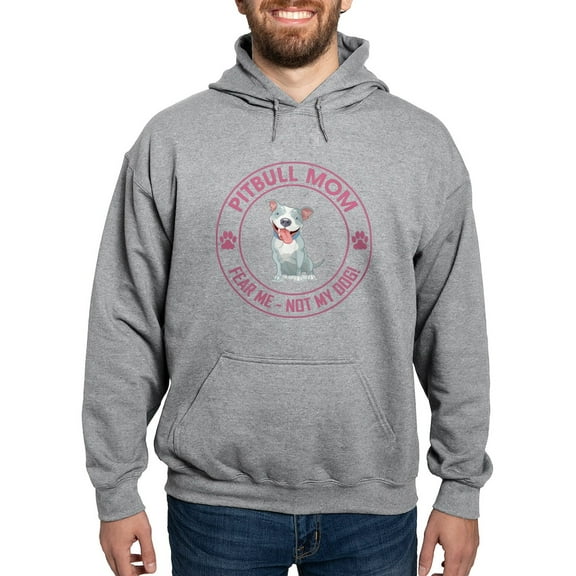 CafePress - PITBULL MOM Hooded Sweatshirt - Pullover Hoodie, Hooded Sweatshirt