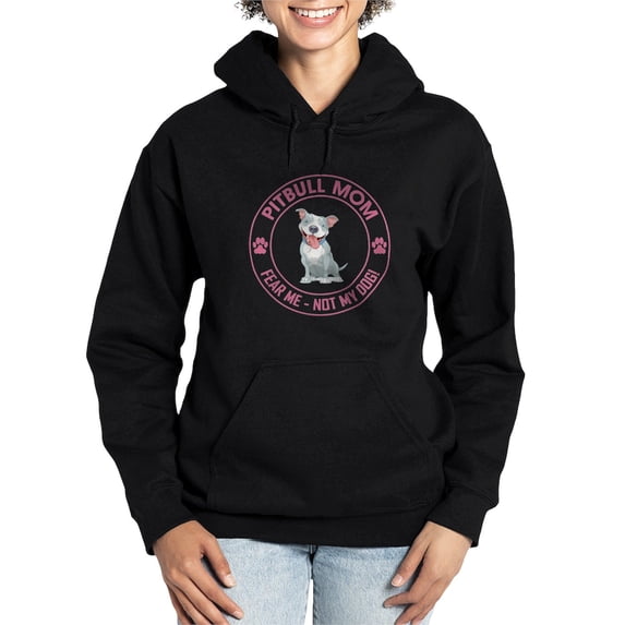 CafePress - PITBULL MOM - Pullover Hoodie, Classic & Comfortable Hooded Sweatshirt