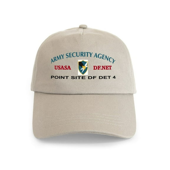 CafePress - POINT SITE DF DET 4 Turkey Cap - Adjustable 100% Brushed Unisex Casual Cotton Baseball Cap, Beige, 1