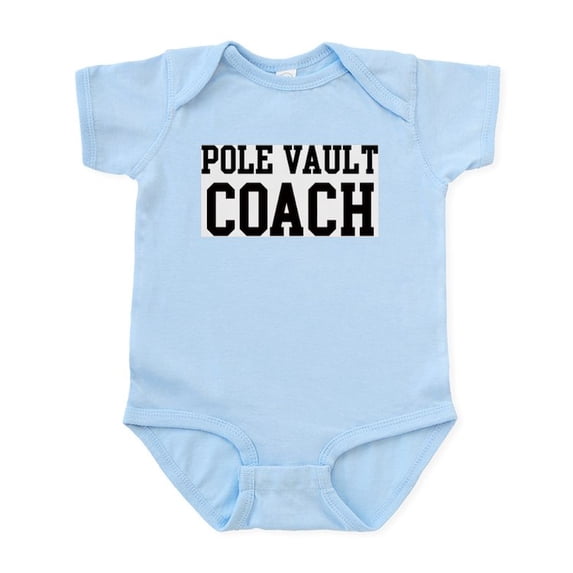 CafePress - POLE VAULT Coach Infant Bodysuit - Baby Light Bodysuit, Size Newborn - 24 Months