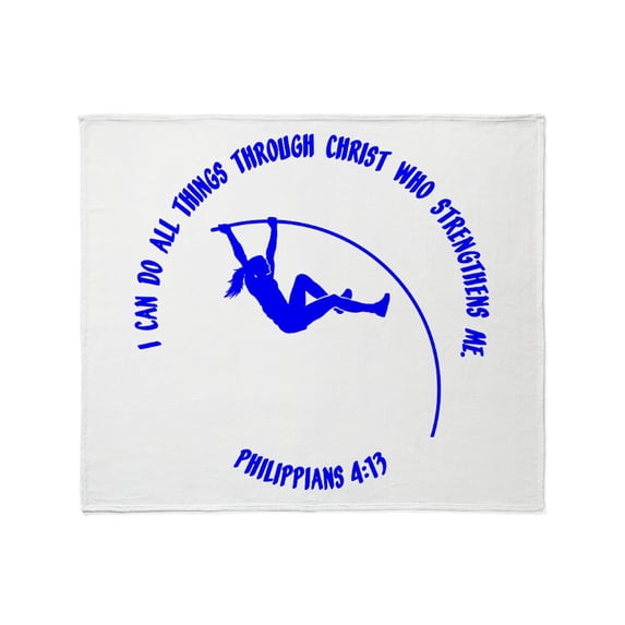 CafePress - POLE VAULT Throw Blanket - Soft Fleece Throw Blanket, 50"x60" for All Ages