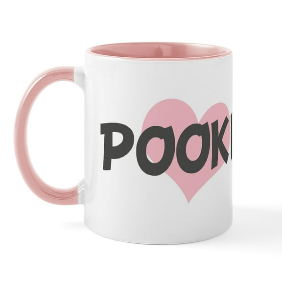 CafePress - POOKIE (Pink Heart) Mug - 11 oz Ceramic Mug - Novelty Coffee Tea Cup