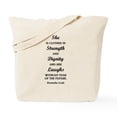 thumbnail image 1 of CafePress - PROVERBS 31:25 Tote Bag - Unisex Canvas Tote Bag, Beige, 1-Piece, 1 of 7