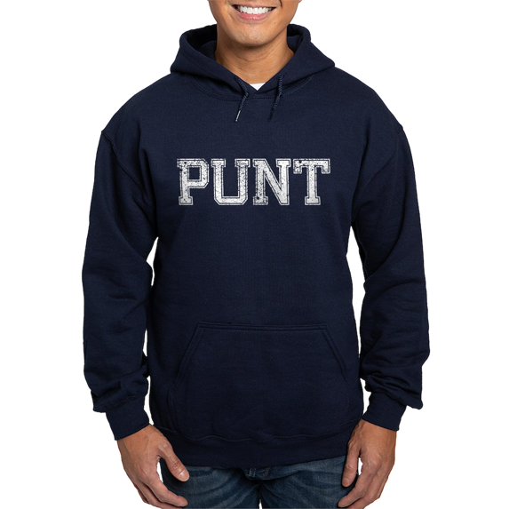 CafePress - PUNT, Vintage Hoodie (Dark) - Pullover Hoodie, Classic, Comfortable Hooded Sweatshirt