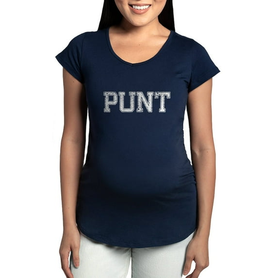CafePress - PUNT, Vintage Maternity Dark T Shirt - Maternity Dark T-Shirt