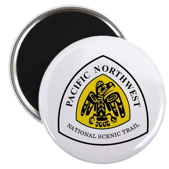 CafePress - Pacific Northwest National Trail Magnet - 2.25" Round Magnet, Refrigerator Magnet, Button Magnet Style