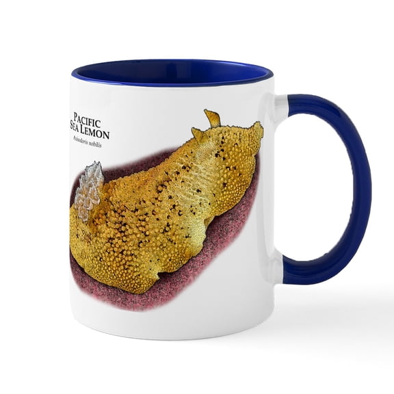 CafePress - Pacific Sea Lemon Mug - 11 oz Ceramic Mug - Novelty Coffee Tea Cup