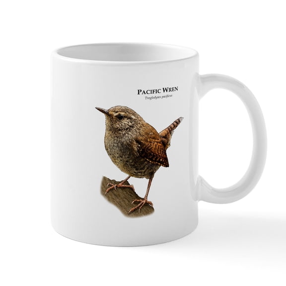 CafePress - Pacific Wren Mug - 11 oz Ceramic Mug - Novelty Coffee Tea Cup